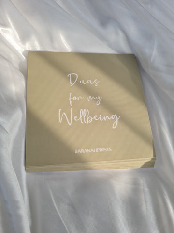 Wellbeing flashcards - with ring