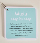 Wudu cards - blue