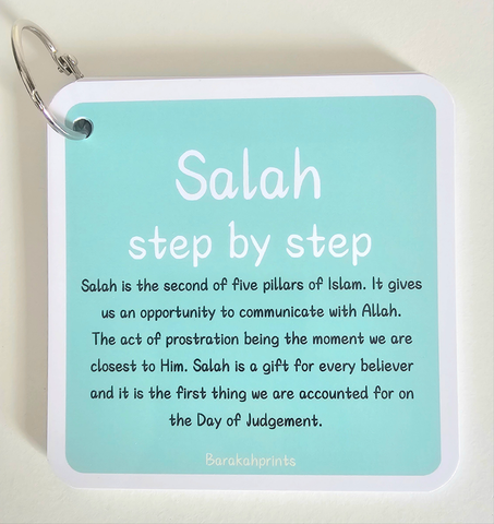 Salah cards - blue