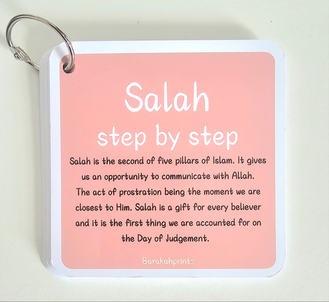 Salah cards - pink