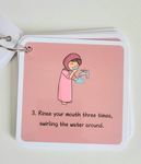 Wudu cards - pink