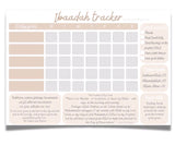 Ibaadah tracker whiteboard