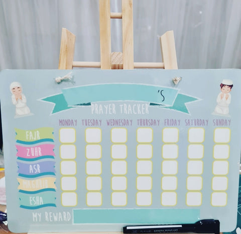 SLIGHT DEFECT - Prayer tracker whiteboard
