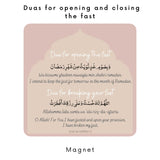 Set of 3 Fridge magnets - Duas