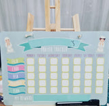 Prayer tracker whiteboard