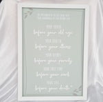 Wall print - 5 before 5 hadith