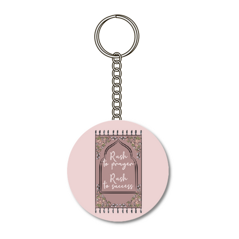 Rush to prayer, Rush to success keyring